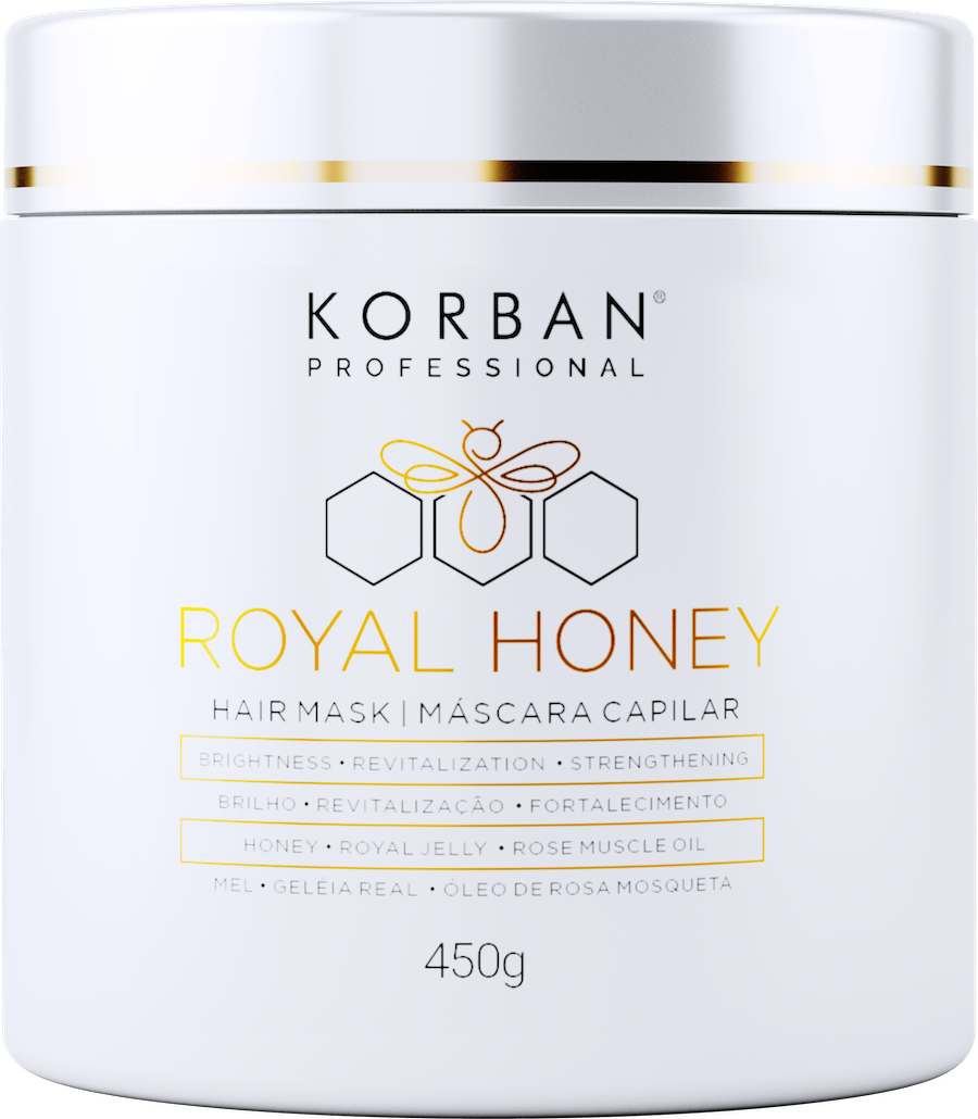 Korban Mask Royal Honey atkuriamoji plaukų kaukė, 450 g. | Simitri.lt