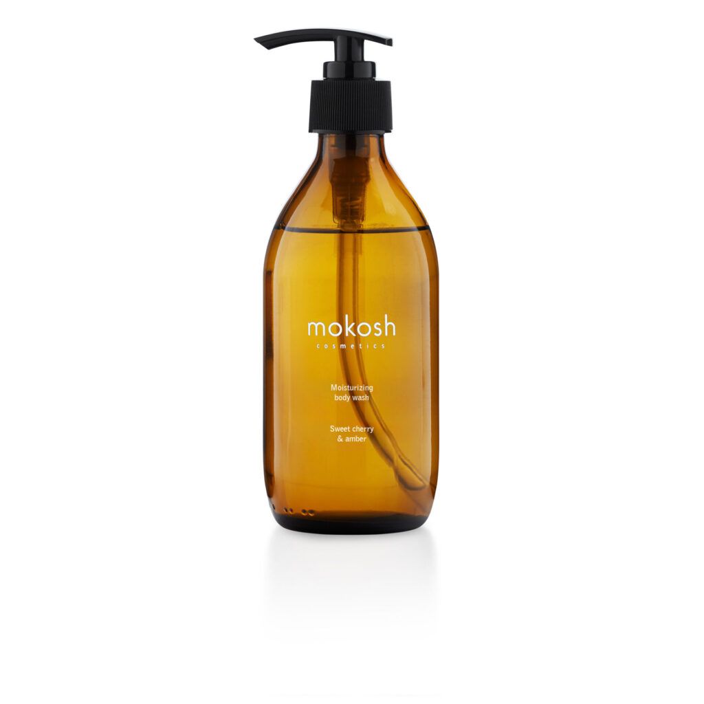 Mokosh Cherry & Amber Moisturizing Body Wash, 300 ml. | Simitri.lt