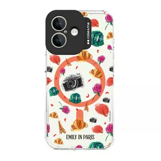 Emily in Paris Cover cam Magsafe iPhone 16, patter