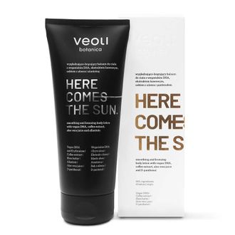 Veoli Botanica Here Comes The Sun kūno losjonas su atspalviu, 200 ml.