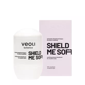 Veoli Botanica Shield Me Softly mineralinis dezodorantas jautriai odai, 50 ml.
