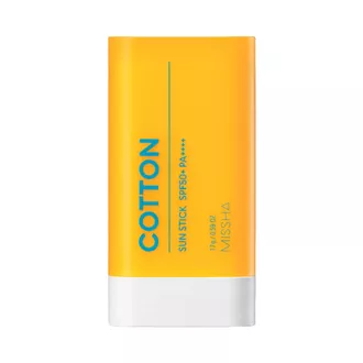 Missha All Around Safe Block Cotton Sun Stick SPF50+/PA++++ pieštukinė apsauga nuo saulės, 17 g.