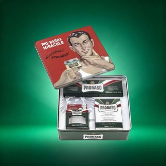 Proraso Gino Vintage Shaving Kit vintažinis rinkinys skutimuisi