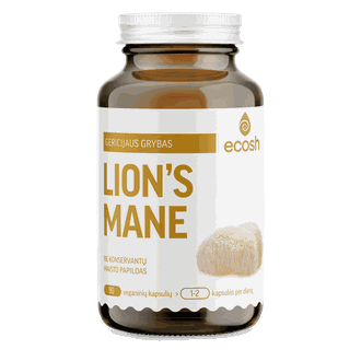 Ecosh Lion’s Mane, 90 kapsulių