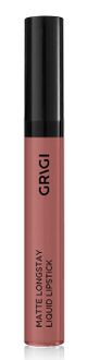 Grigi Matte Long Stay Liquid Lipstic skysti matiniai lūpų dažai, Nude Brown, No30, 4 ml.