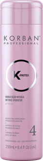 Korban K-Protein Intense Hydrator- 4 intensyvus plaukų drėkiklis, 250 ml.