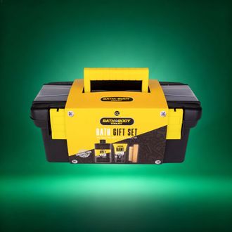 Bath set BATH + BODY TOOLKIT in small toolbox, incl. 400ml body wash, 50ml hand scrub, nail brush,