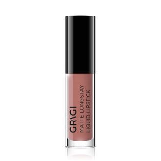 Grigi Matte Long Stay Liquid Lipstic Mini skysti matiniai lūpų dažai, Nude Pink, No04, 2 ml.