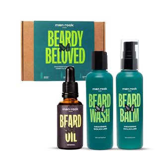 Men Rock Beardy Beloved Awakening Sicilian Lime Beard Kit Barzdos prie˛iuros rinkinys, 1vnt