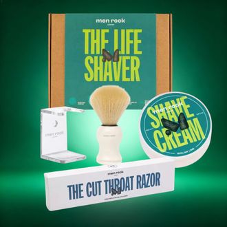 Men Rock Ultimate Shaving Gift Set Sicilian Lime Skutimosi rinkinys su vienameniu skustuvu, 1vnt