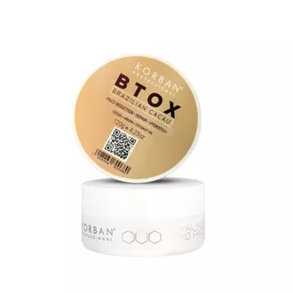 Korban Btox Brazilian Cacau + Royal Honey Zero Frizz nepaklusnių plaukų priežiūros rinkinys