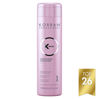 Korban K-Protein Clarifying Shampoo -1 valomasis plaukų šampūnas, 250 ml.