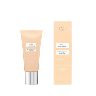 Dives Med S.O.S Aesthetic BB Cover drėkinamasis maskuojamasis veido kremas su SPF30, 20 ml.