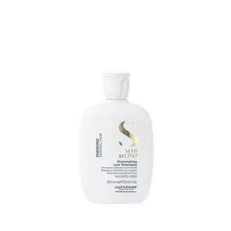 AlfaParf Milano Semi Di Lino Illuminating Diamond deimantinio žvilgesio suteikiantis šampūnas, 250 ml.
