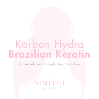 Korban Hydra Brazilian Keratin universali keratino plaukų procedūra