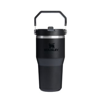 Stanley IceFlow Flip Straw gertuvė, juoda, 0.6 l.
