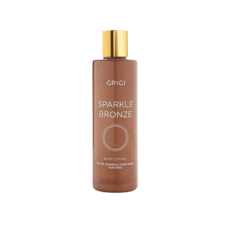 Grigi Sparkle Bronze blizgus kūno losjonas su atspalviu, Beach Bronze, 200 ml.