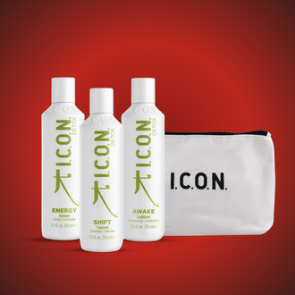 I.C.O.N Detox rinkinys + kosmetinė