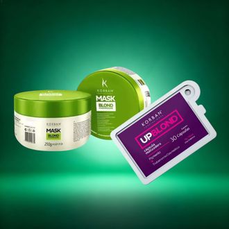 Korban atstatomasis šviesių plaukų rinkinys