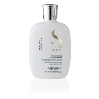 AlfaParf Milano Semi Di Lino Illuminating Diamond deimantinio žvilgesio suteikiantis šampūnas, 250 ml.