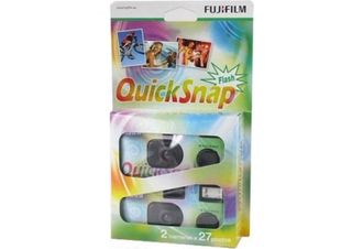 Fujifilm Quicksnap Disposable Flash Camera, 2 Psc.