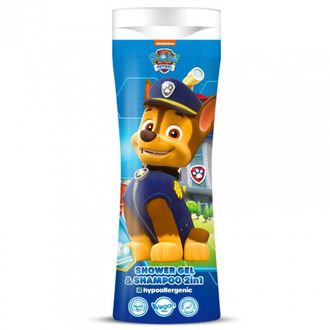 Paw Patrol dušo žele ir šampunas kramt. gumos aromato 2in1, 300 ml