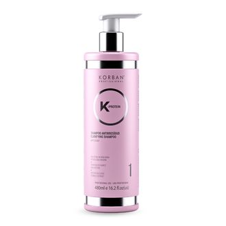 Korban K-Protein Clarifying Shampoo -1 valomasis plaukų šampūnas, 480 ml.