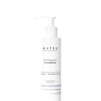 Matsu Extension Fast Hair Growth & Scalp Detox detoksikuojantis galvos odos ir plaukų šampūnas, 100 ml.