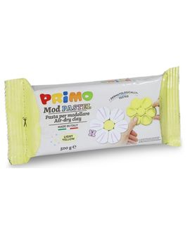Primo molis, pastelinės geltonos spalvos, 500 g.