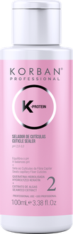 Korban K-Protein Cuticle Sealer-2 glotninatis plaukų kremas, 100 ml.