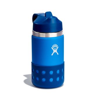 Hydro flask vaikiška gertuvė su šiaudeliu, mėlyna, 354 ml.