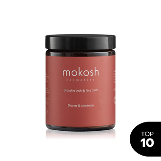 Mokosh Orange & Cinnamon savaiminio įdegio balzamas kūnui ir veidui, 180 ml.