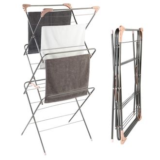 GRAPHITE GREY ELEGANT 3 TIER AIRER