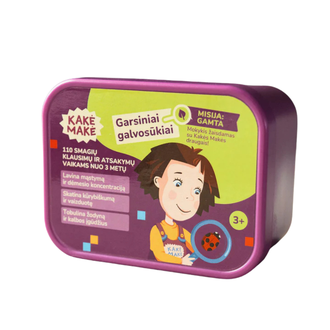 EDUKACINIS ŽAIDIMAS KAKĖ MAKĖ GARSINIAI GALVOSŪKIAI.MISIJA:GAMTA”