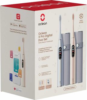 Oclean Electric Toothbrush X Pro Digital Duo Set     Gold+Silver NE