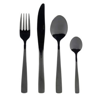 Salter Regal Black Cutlery Set, 16 Pcs.