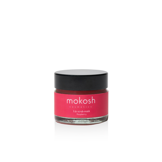 Mokosh Raspberry lūpų šveitiklis, 15 ml.