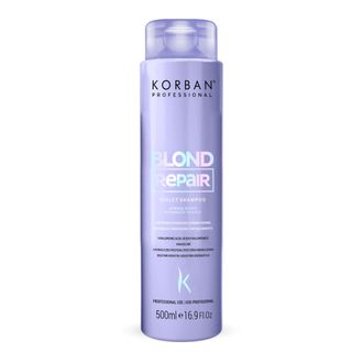 Korban Blond Repair Violet Shampoo šviesių plaukų šampūnas, 500 ml.