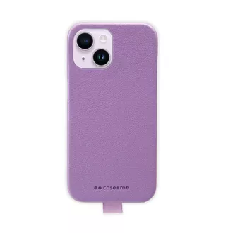 Cover ecoleather iPhone 15 lavander