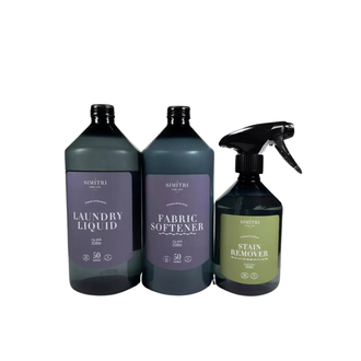 SIMITRI skystas skalbiklis su probiotikais, audinių minkštiklis ir skalbinių dėmių valiklis, Fig Milk