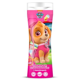 Paw Patrol 2in1 dušo želė ir šampūnas, braškių aromato, 300 ml.