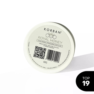 Korban Mask Royal Honey atkuriamoji plaukų kaukė, 60 g.