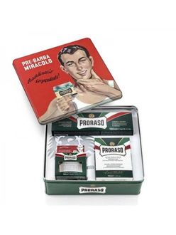Proraso Gino Vintage Shaving Kit vintažinis rinkinys skutimuisi