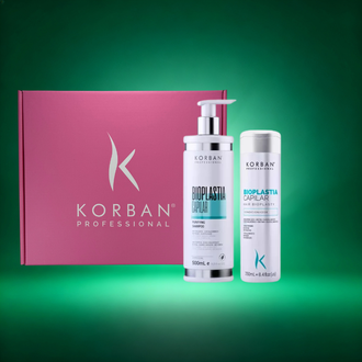 Korban Bioplastia Capilar rinkinys: šampūnas ir kondicionierius