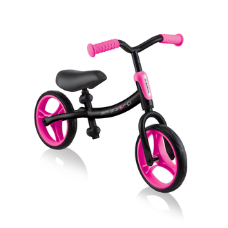 Globber Go Bike balansinis dviratukas, juodai rožinis