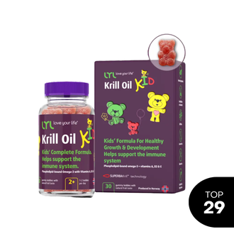 LYL Krill Oil Guminukai su Omega3 ir Vitaminais