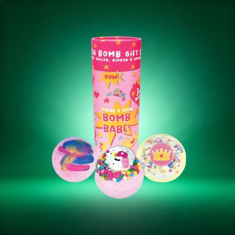 Bomb Babe Bath Blaster Tube Gift Pack Case 6 Multi-lingual