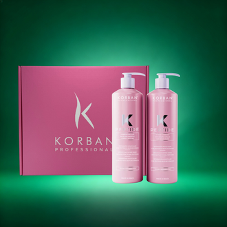 Korban K-Peptide rinkinys maksimaliam plaukų drėkinimui