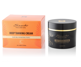 Santo Volcano Spa Deep Tanning Cream įdegio kremas, 100 ml.