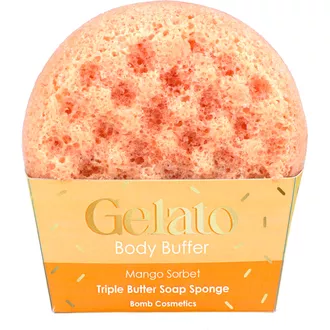 Mango Sorbet Gelato Body Buffer Sponge, Case 4 (EN, FR